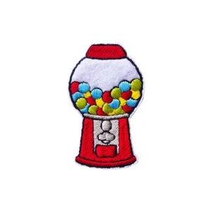 Gumball Machine Patch Embroidered Candy Dispenser Iron-On | Sew-On | DIY 2.75" - Picture 1 of 7