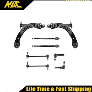 8pc Front Lower Control Arms Tierods Sway Links for 2006-2009 Chevrolet Cobalt - Picture 1 of 18