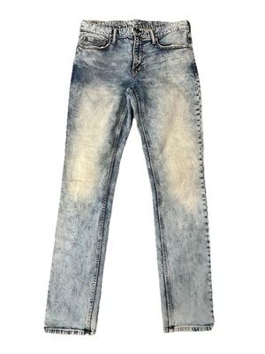 Old Navy Men Jeans 32x34 Blue Cotton Blend Slim Straight Leg Stone Washed Denim - Image 1 of 4