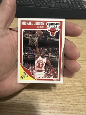 Michael Jordan Fleer #21 1989-90 Foto 1 de 4