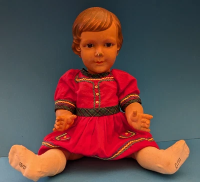 Grande poupée ancienne Colette Petitcolin Corps Pcp celluloïd - Photo 1/4