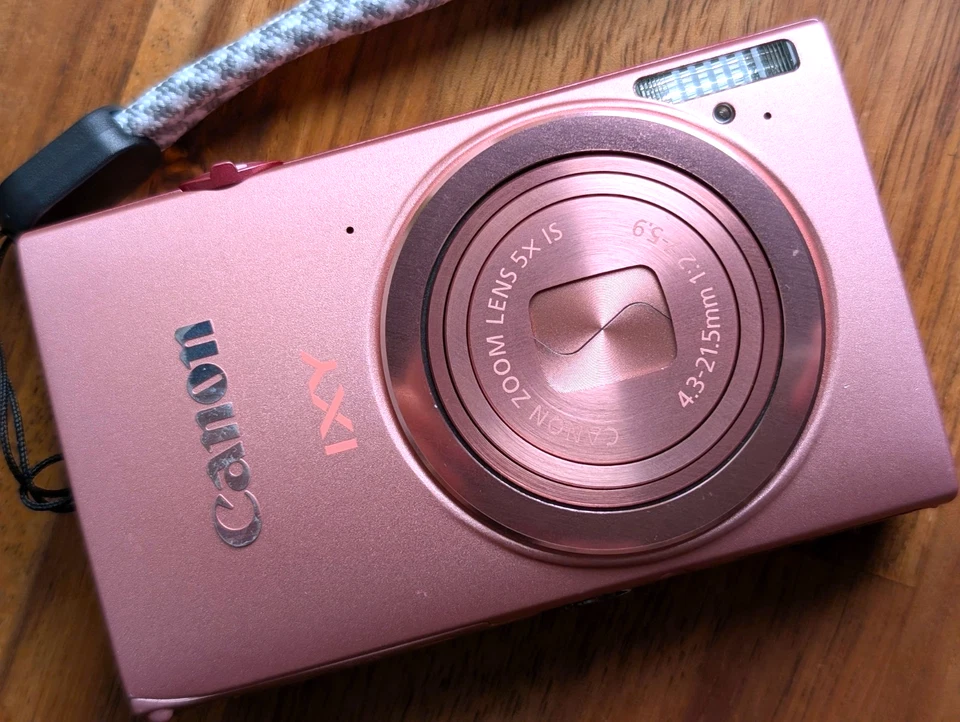 N MINT Canon IXY 430F Compact Digital Camera 16.1MP 5.0x English Japan Pink - Image 1 of 4