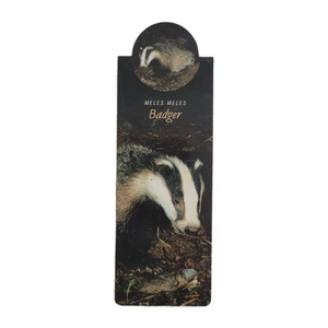 Cardmarks Badger Meles Wild Animals Magnetic Magnet UK Company If #2405, Y2k 00s - Imagen 1 de 11