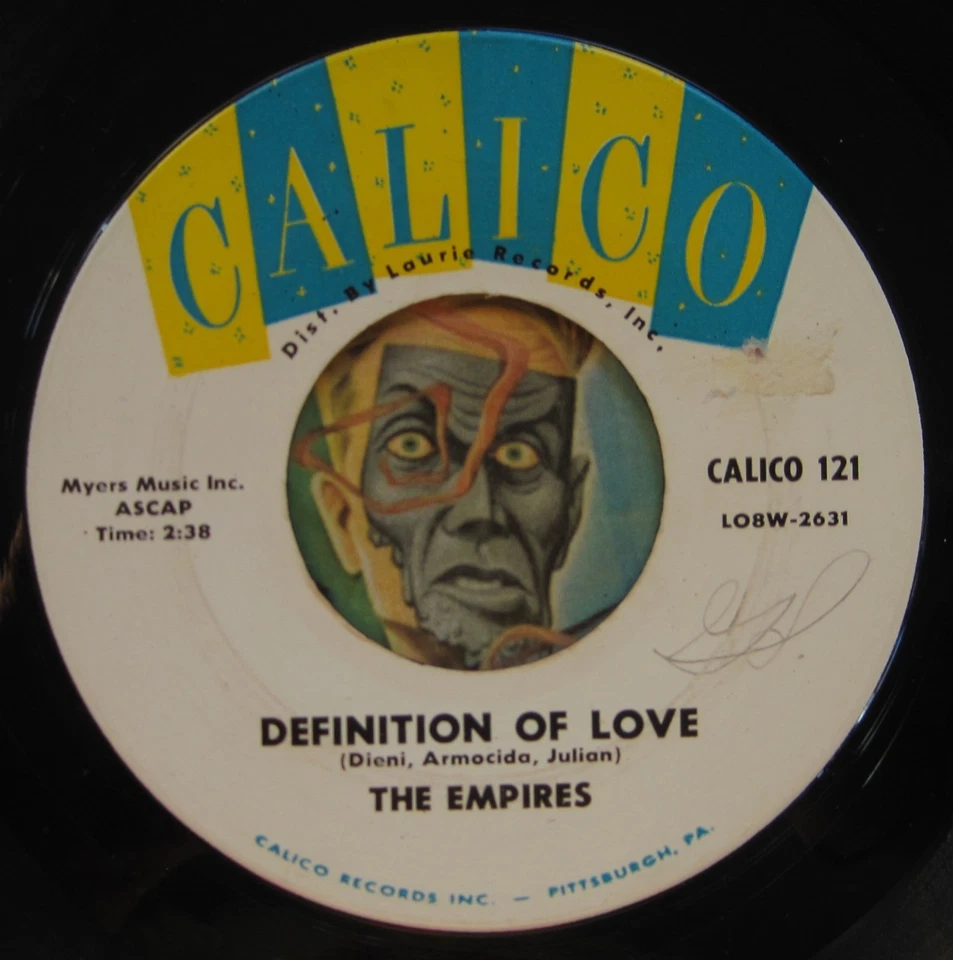 HEAR Empires 45 Definition Of Love / Only In My Dreams CALICO R&B doo wop Foto 1 de 2