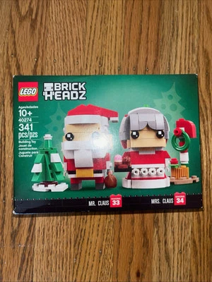 LEGO BRICKHEADZ: Mr. & Mrs. Claus (40274) Foto 1 de 4
