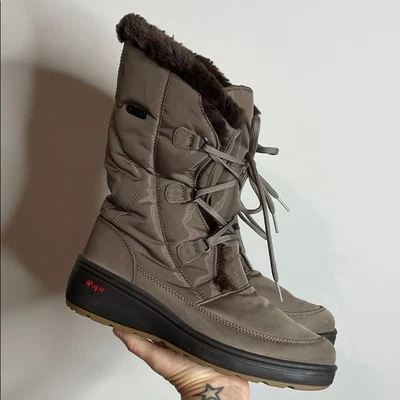 Botas de nieve Pajar para mujer con cordones Marcie pantalones con agarre de hielo talla 9 nuevas sin caja Foto 1 de 4