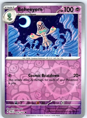 Beheeyem Uncommon from SV05: Temporal Forces 074/162 LP - Image 1 of 2