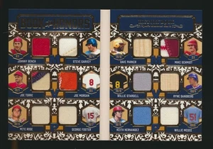 2025 LEAF HISTORY BOOK HONORS 12 PIECE /25 RELICS BENCH ROSE SCHMIDT SANDBERG - Picture 1 of 2