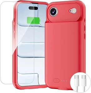 8500mAh smart Battery Charger Case For iPhone 17 Air Power Bank Charging Cover - Picture 1 of 6