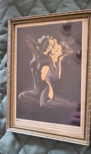 Anuncio 1945 desnudos y seminudos Zoe Mozert desnuda enmarcada de ese período - Imagen 1 de 5