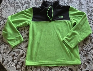 The North Face Boys M Shirt 1/4 Zip Fleece Pullover School Hiking Gorpcore - Picture 1 of 6