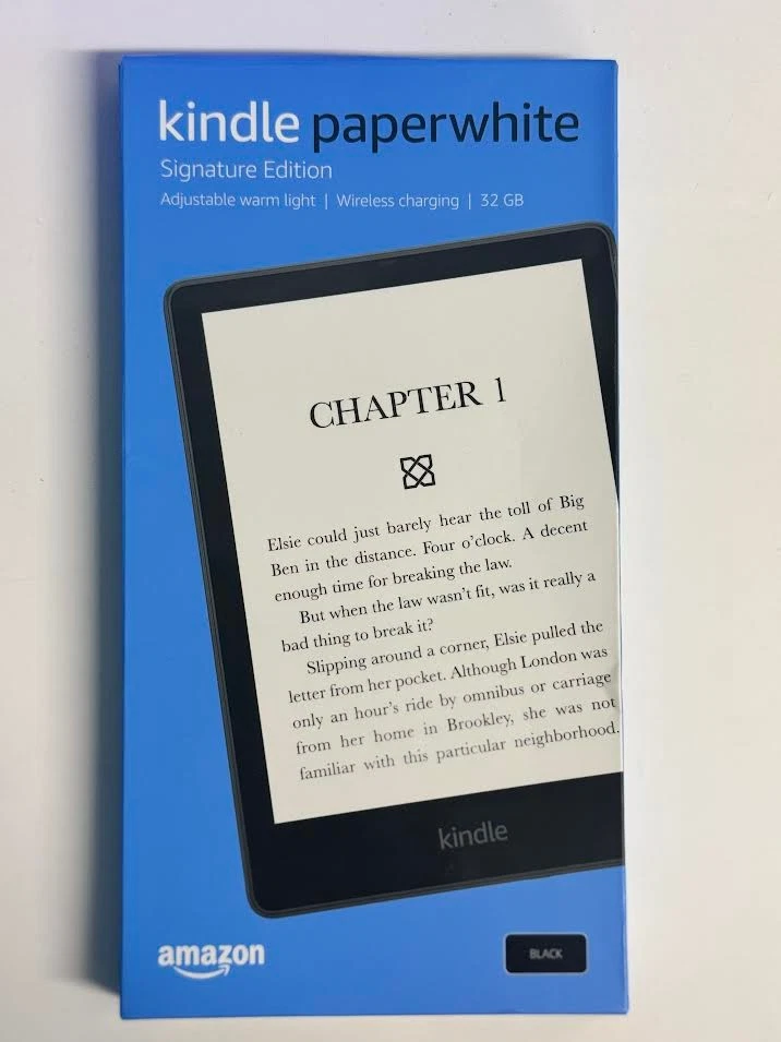 NEW sealed Amazon Kindle Paperwhite Signature Edition 32 GB, wireless charging - Image 1 of 1