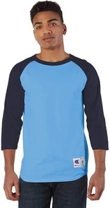 Champion Men's Raglan Baseball T-Shirt - Picture 1 of 24