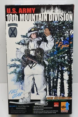 Figura de acción Dragon U.S. Army 10th Mountain Division Ryan invierno nueva caja abierta Foto 1 de 4