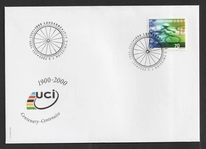 2000 Switzerland Cycling Union FDC. Lausanne First Day Cover - Picture 1 of 1