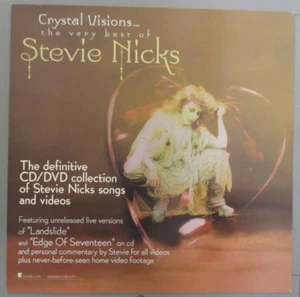 Stevie Nicks Promotional album slick advertisement - 12" X 12" Crystal Visions ! - Picture 1 of 2