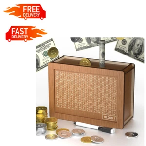 10000 Savings Challenge Box, Cashbox Kakeibo Money Saving Box, Money Vault Savin - Picture 1 of 7