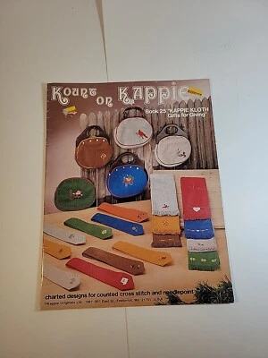 RARE 1981 Kappie Originals Counted Cross Stitch Design Book "Gifts For Giving" - image 1 of 4