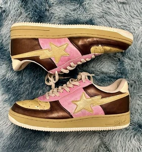 Talla 11 - A Bathing Ape Bapesta FS-001 Bajo CAFÉ MARRÓN - Imagen 1 de 10