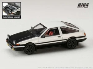 HJ641052BWB Hobby JAPAN 1:64 Toyota Sprinter Trueno GT APEX (AE86) JDM White - Picture 1 of 4