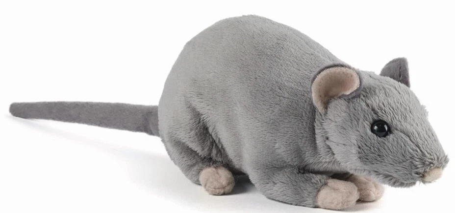 Ratte, quietschend, 30cm Plüschtier von Living Nature - Bild 1 von 1