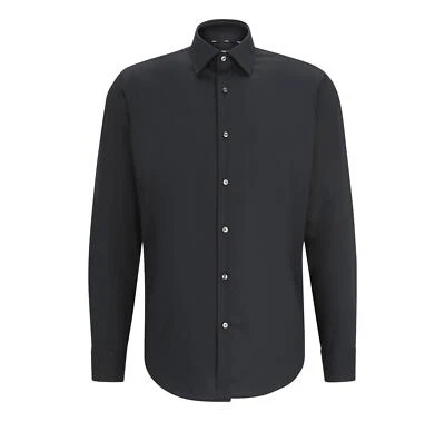 BOSS Camicia Uomo Regular Fit H-Joe-Kent-C1-214 50473265 Colore Nero - Immagine 1 di 4