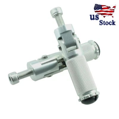 USA Universal Motorcycle Bike Folding Foot Pegs Footpegs Rear Set Pedals Racing - Image 1 of 4