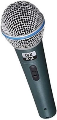 QFX XLR Instrument Dynamic Microphone Connector Black - Image 1 of 3