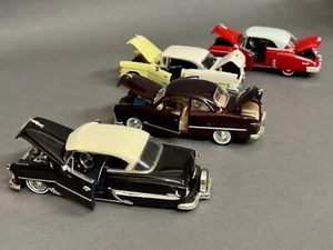 Marvelous Vintage Set of Four Jada 1953 Chevrolet Belair, 1/24, Showroom Floor - Picture 1 of 17