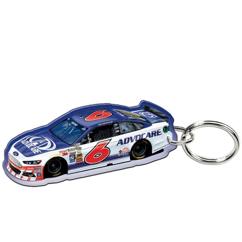 Trevor Bayne 2015 Wincraft #6 Advocare Acrylic Key Ring Mirrored FREE SHIP! Cover