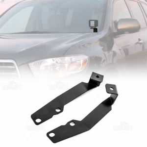 LED Pod Side Hood Ditch Light Mounts Brackets for Toyota Highlander 2008-2013 - Foto 1 di 6