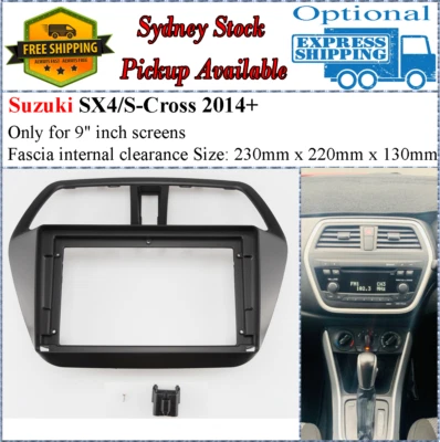 Para tela de 9 nove polegadas fáscia facia compatível com Suzuki SX4 SCross S Cross 2014+* - Imagem 1 de 3