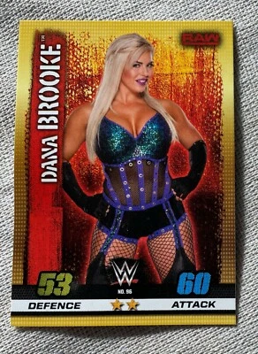 DANA BROOKE - SLAM ATTAX 2017 WWE Topps Game Card #96 10th Edition - Image 1 of 2