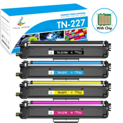 4PK Toner Cartridge Compatible With Brother TN227 TN-227 HL-L3270CDW MFC-L3710CW - Image 1 of 4