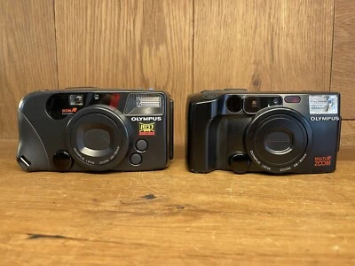 *Near Mint* Olympus IZM200 IZM 220 Point & Shoot Film Camera Set From Japan - Image 1 of 4