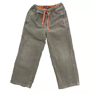 Mini Boden Pants Kids 7 Cotton Corduroy Drawstring Slash Pockets Straight Leg - Picture 1 of 11