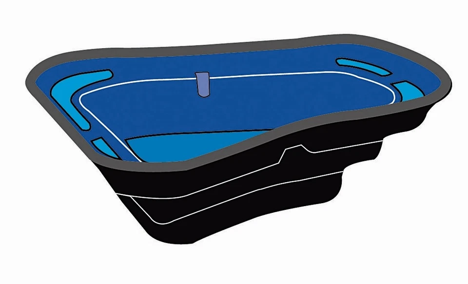 Ubbink Fertigteich Start komplett Schwarz 500 Liter Teichschale - Bild 1 von 1