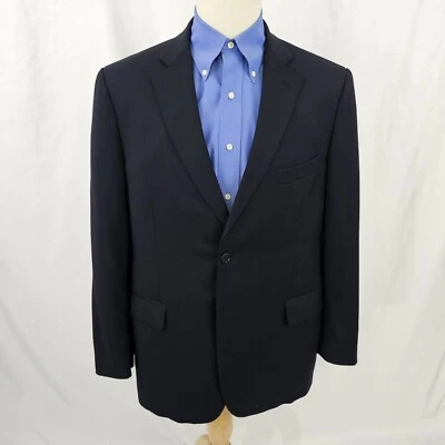 Abrigo Traje Brooks Brothers 1818 Estrato Trabaldo Lana Togna Azul Marino 44R Usado en Excelente Condición Foto 1 de 4