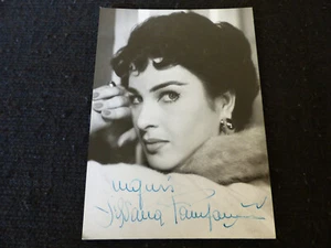 SILVANA PAMPANINI signed Autogramm signiert auf 9x14 cm Autogrammkarte LOOK - Picture 1 of 1