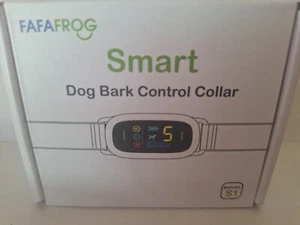 FAFAFROG Dog Bark Collar, Rechargeable Smart Collar, Barking Training S/M Dogs. - Picture 1 of 4