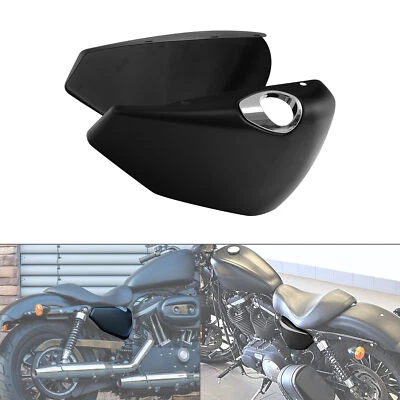 Left Right Battery Cover Fit For Harley Davidson Sportster XL1200 883 2009-2013 — 第 1/4 张图片