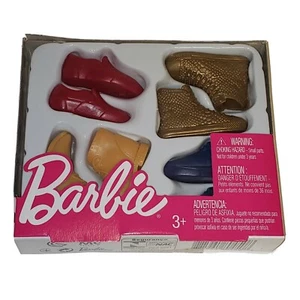 Barbie Ken Schuhe Paket - Barbie Zubehör - Mattel - Neu - Kostenloser Versand - Bild 1 von 3