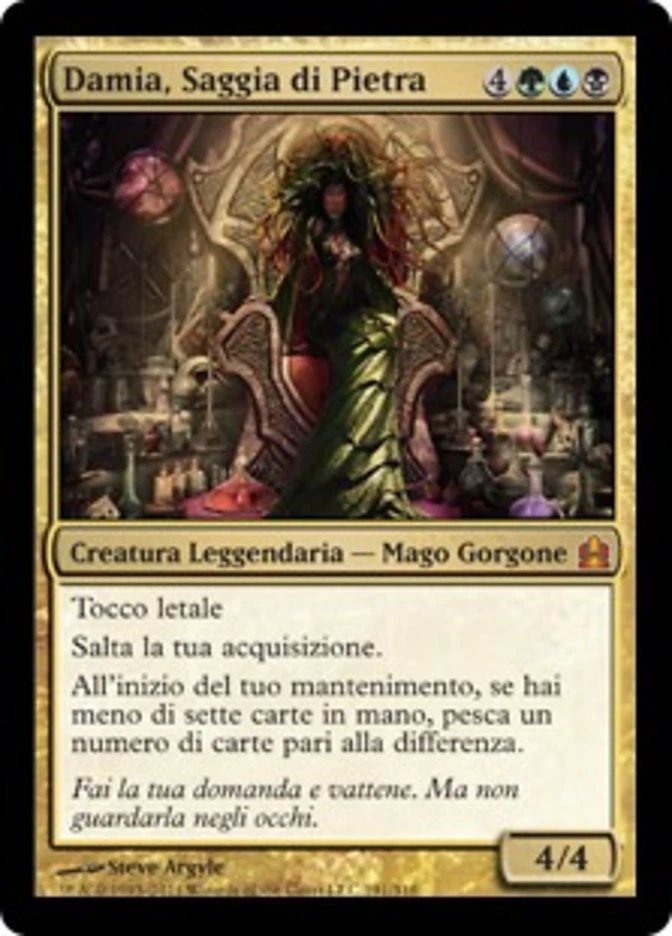 TOP  Damia, Sage of Stone / Weise des Steins  - COMMANDER -  italian  (exc) - Bild 1 von 1