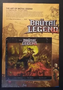 THE ART OF BRUTAL LEGEND ~ Magazine Page PRINT AD - Picture 1 of 1