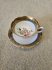 Royal Grafton Fine Bone China Made In England Cup & Saucer FLORAL ~ Rare one - Picture 1 of 12