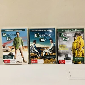 Breaking Bad DVD Complete Series Season 1, 2 and 3 VGC 11 Discs Region 4 - Picture 1 of 7