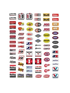 1960s and 70s Fender Sponsors 1/43 scale decal Monogram Cerrara Scalextric SCX - Picture 1 of 1
