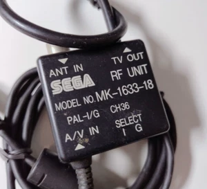 Sega Mega Drive 2 II RF Unit Adaptor Switch Genuine Megadrive II -UNTESTED- - Picture 1 of 4
