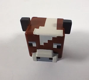Minifigura de Minecraft Brown Cow 1" mini figura de acción Mojang - Imagen 1 de 5