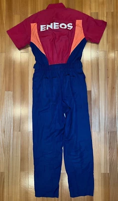 Vintage ENEOS Japan Mechanic Tsunagi Suit Maintenance Gas Station Coveralls M 9 - Image 1 of 4